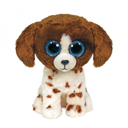 TY Beanie Boos Muddles Χνουδωτό Σκυλάκι Καφέ Και Λευκό 15εκ(1607-36249)