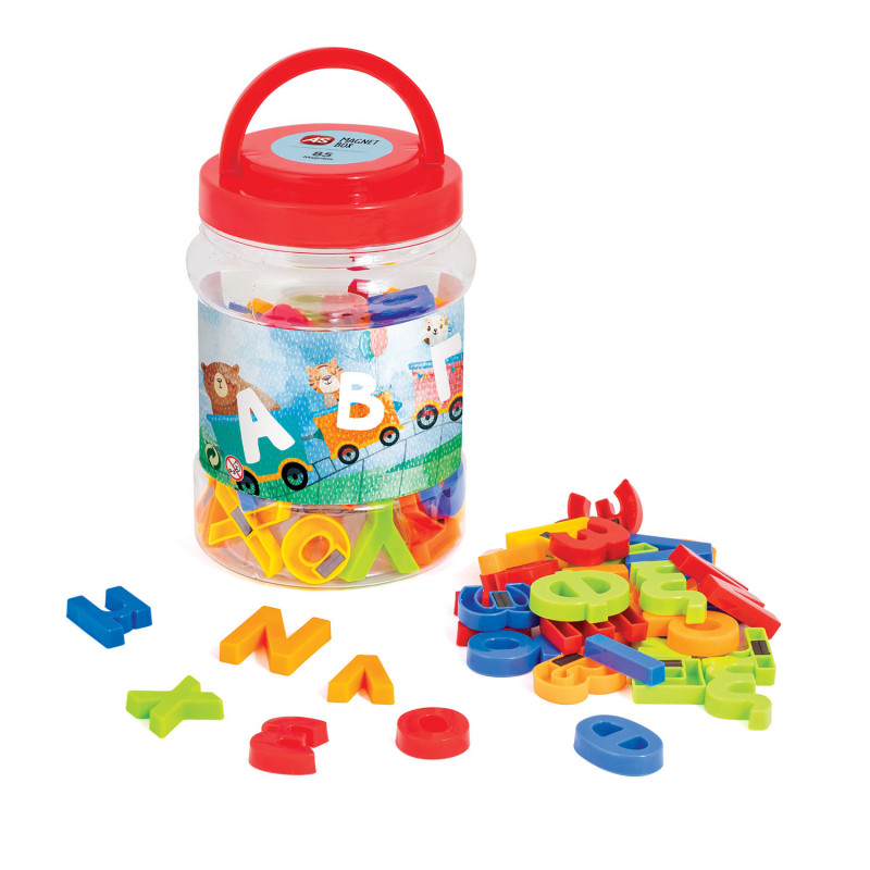 AS Magnet Box 85 Magnets Letters Bucket For Ages 3+(1027-11152)