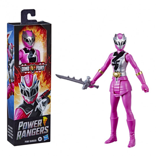 Power Rangers DINO FURY 12 Ιντσών Ροζ (F2957-F2965)