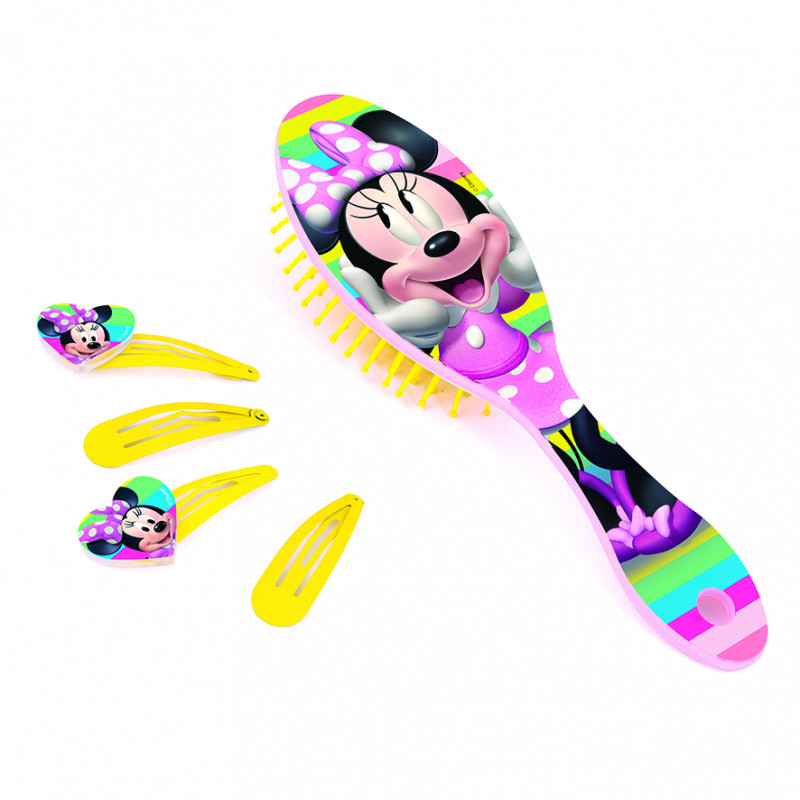 AS Hair Brush With Clips Disney Minnie For Ages 3+(1027-25527)