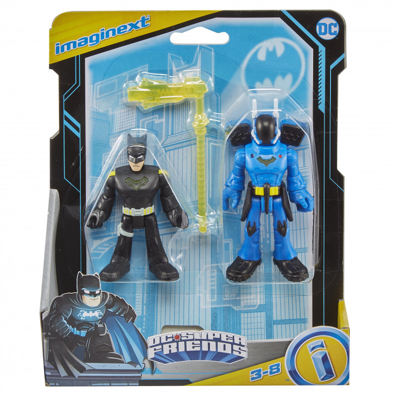 Imaginext - Batman & Κακός - Σετ των 2 (M5645-GXJ30)