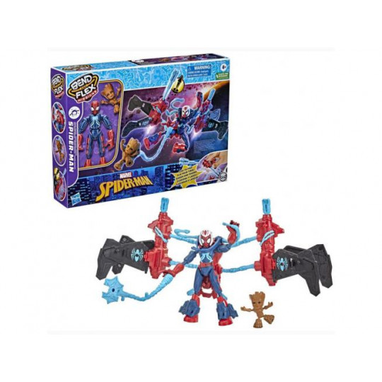 Spiderman Bend &amp; Flex Space Mission Jet (F3739)