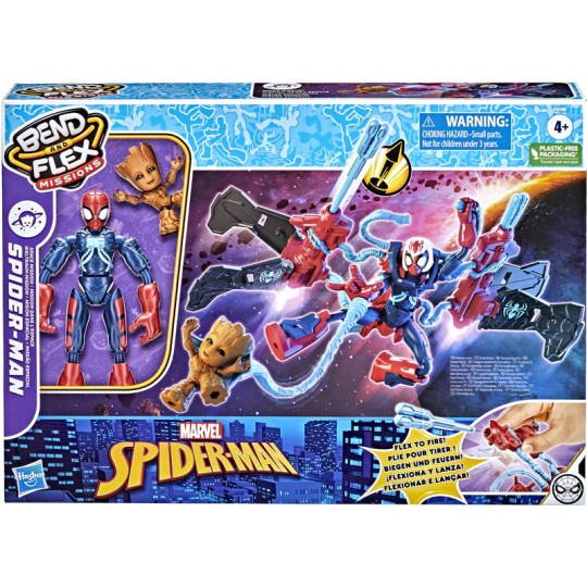 Spiderman Bend &amp; Flex Space Mission Jet (F3739)