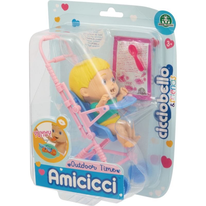 Cicciobello Καροτσάκι Με Amicicci Φιλαράκι (CC018010)