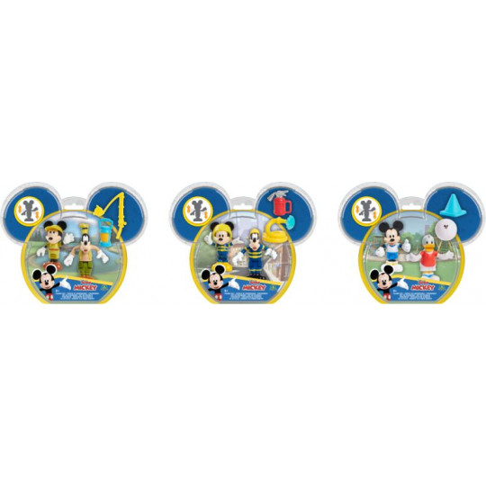 Mickey Figures 7.5cm 2Pack - 3 Designs (MCC04520)