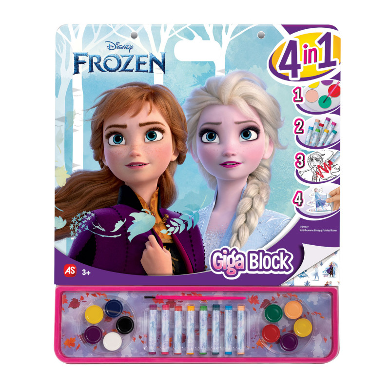 Giga Block Drawing Set Disney Frozen 4 In 1 For Ages 3+(1023-62734)