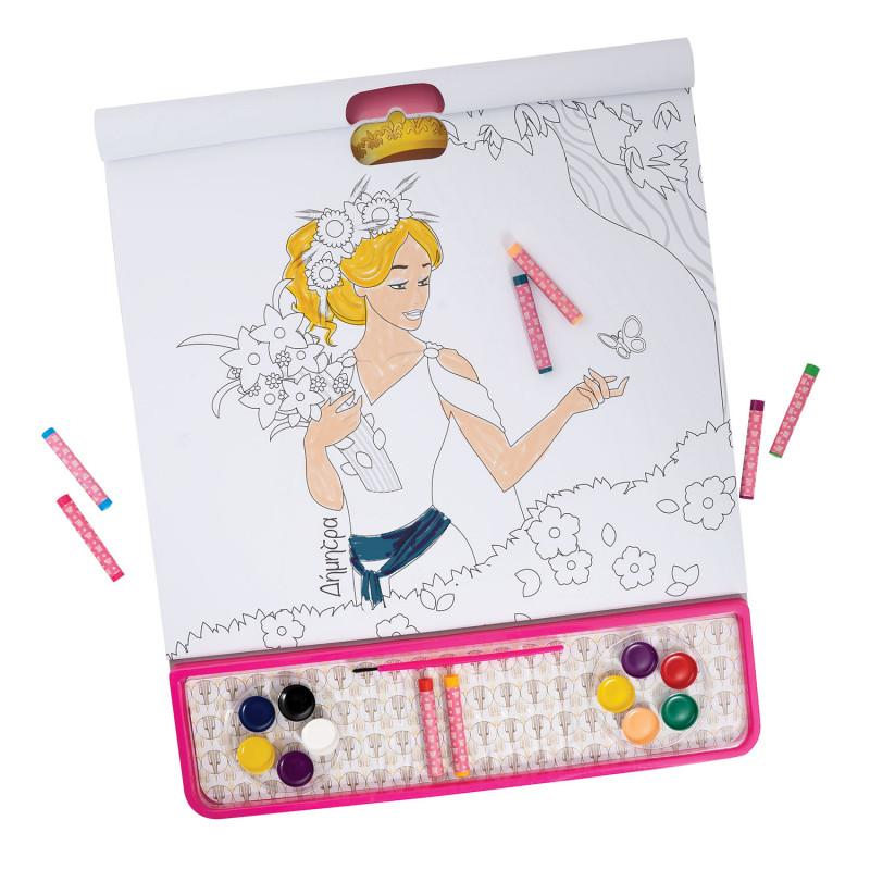 Giga Block Drawing Set Mythology Ancient Princesses 5 In 1 For Ages 3+(1023-62744)