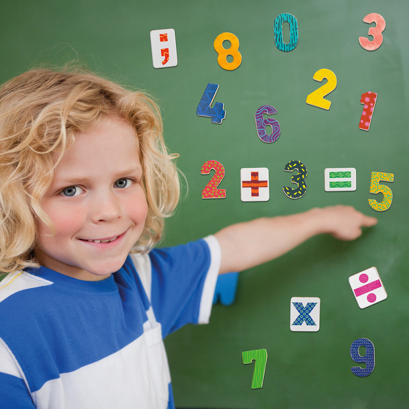 AS Magnet Box Numbers And Arithmetic Symbols 42 Educational Wooden Magnets For Ages 3+(1029-64051)