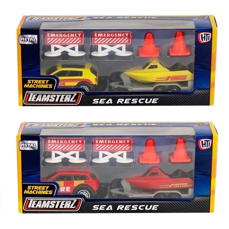 Teamsterz Sea Rescue Team Set with Die-Cast Vehicles For Ages 3+(7535-17086)