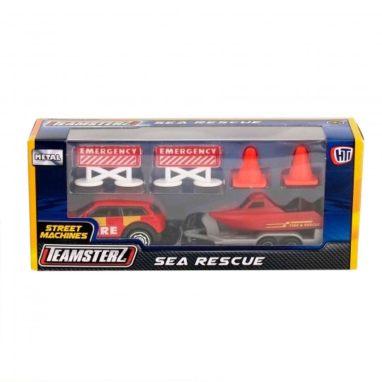 Teamsterz Sea Rescue Team Set with Die-Cast Vehicles For Ages 3+(7535-17086)