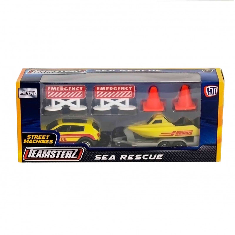 Teamsterz Sea Rescue Team Set with Die-Cast Vehicles For Ages 3+(7535-17086)