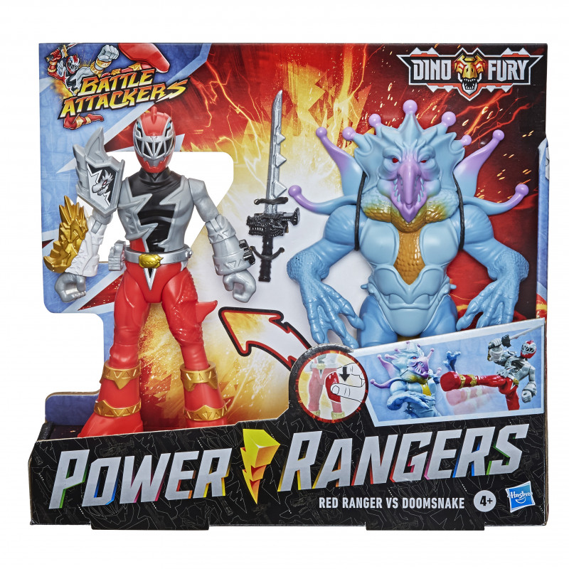 Power Rangers Dino Fury Battle Attackers 2-Pack (F1261-F3064)