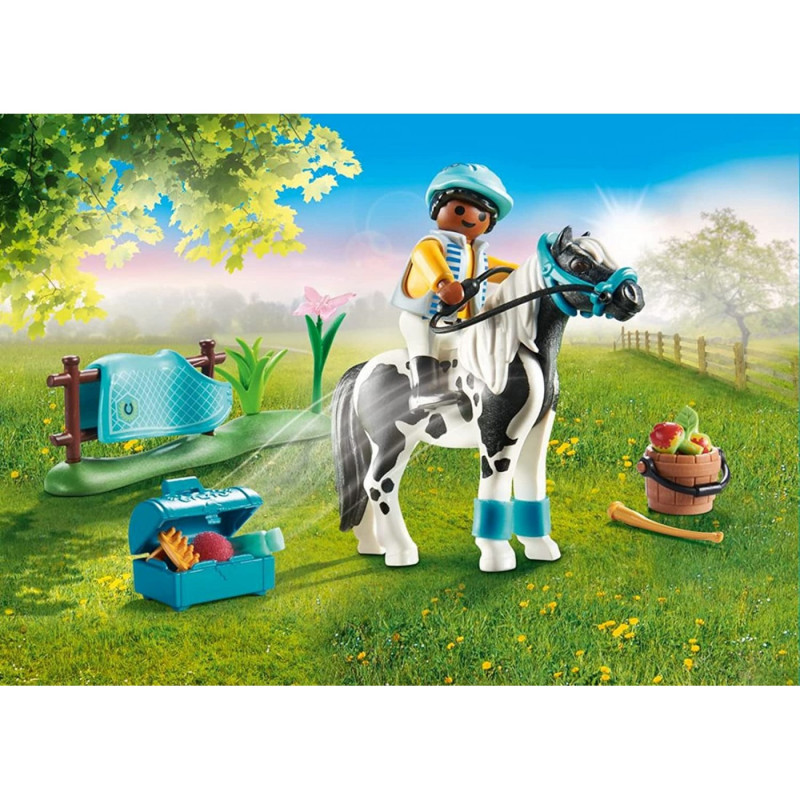 Playmobil Αναβάτης με πόνυ Lewitzer(70515)