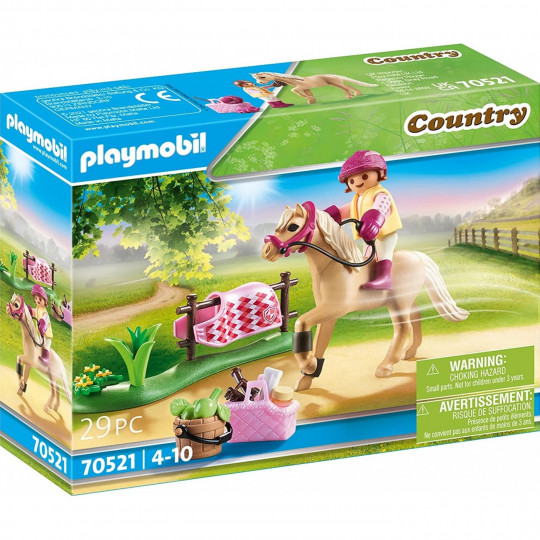 Playmobil Αναβάτρια με German πόνυ(70521)