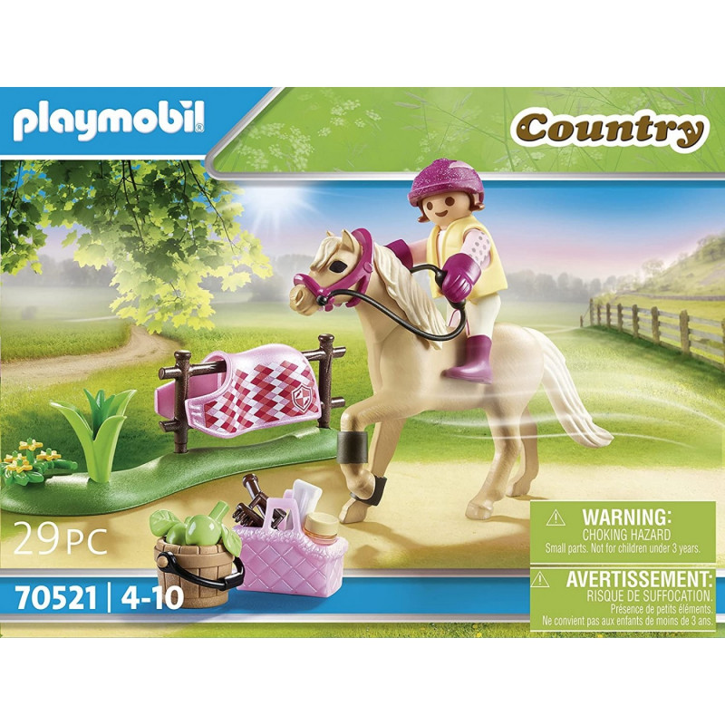 Playmobil Αναβάτρια με German πόνυ(70521)