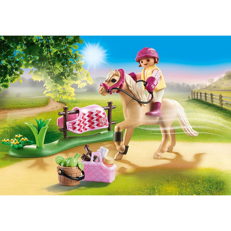 Playmobil Αναβάτρια με German πόνυ(70521)