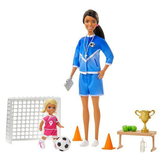 Barbie Soccer Coach Playset (GLM53)