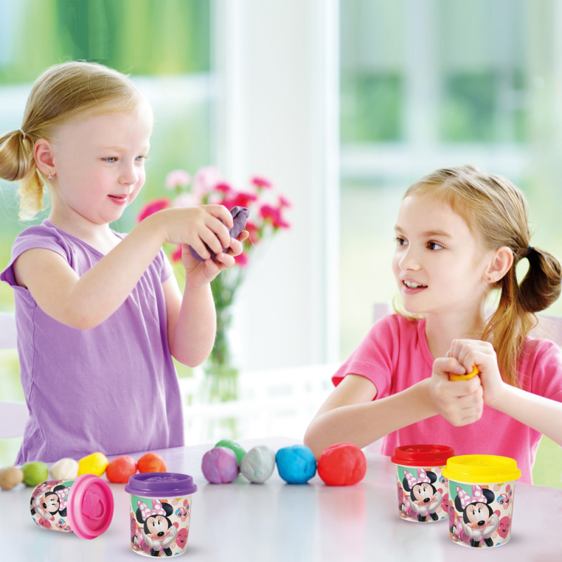 AS Dough Set With 10 Pots And 3D Caps 500gr For Ages 3+(1045-03575)