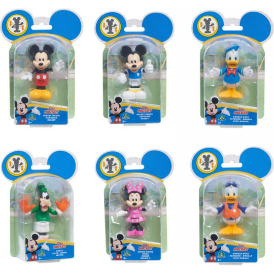 Mickey Figure 7.5cm-6 Designs (MCC07000)