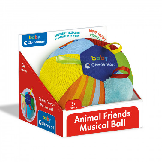 Baby Clementoni Animal Friends Musical Ball(1000-17464)