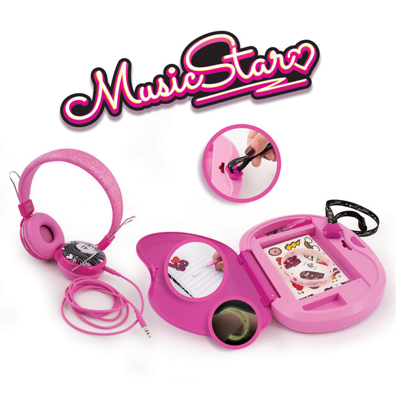 Music Star  With Secret Agenda And Headphones For Ages 3+(1500-15732)