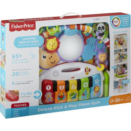 Fisher Price Εκπαιδευτικό Γυμναστήριο-Μουσικό Πιανάκι (FWT15)