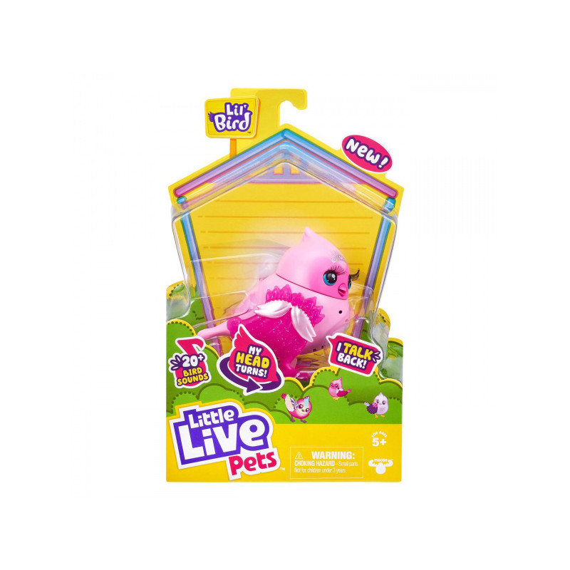 Little Live Pets - Bird Single Pack S10 - Tiara Tweets (LPB10000)