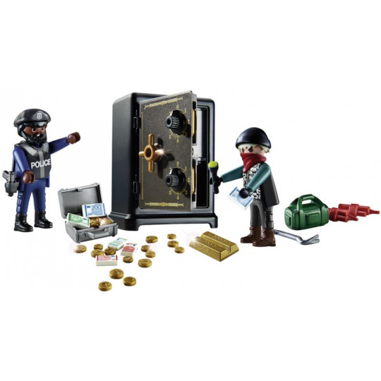 Playmobil Starter Pack Σύλληψη διαρρήκτη χρηματοκιβωτίου(70908)