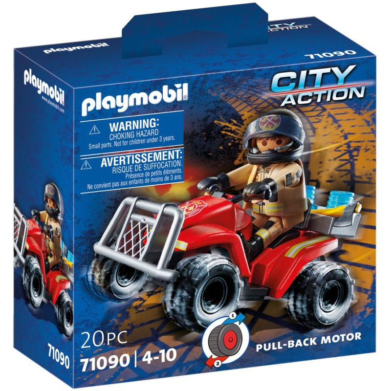 Playmobil Πυροσβέστης με γουρούνα 4x4(71090)