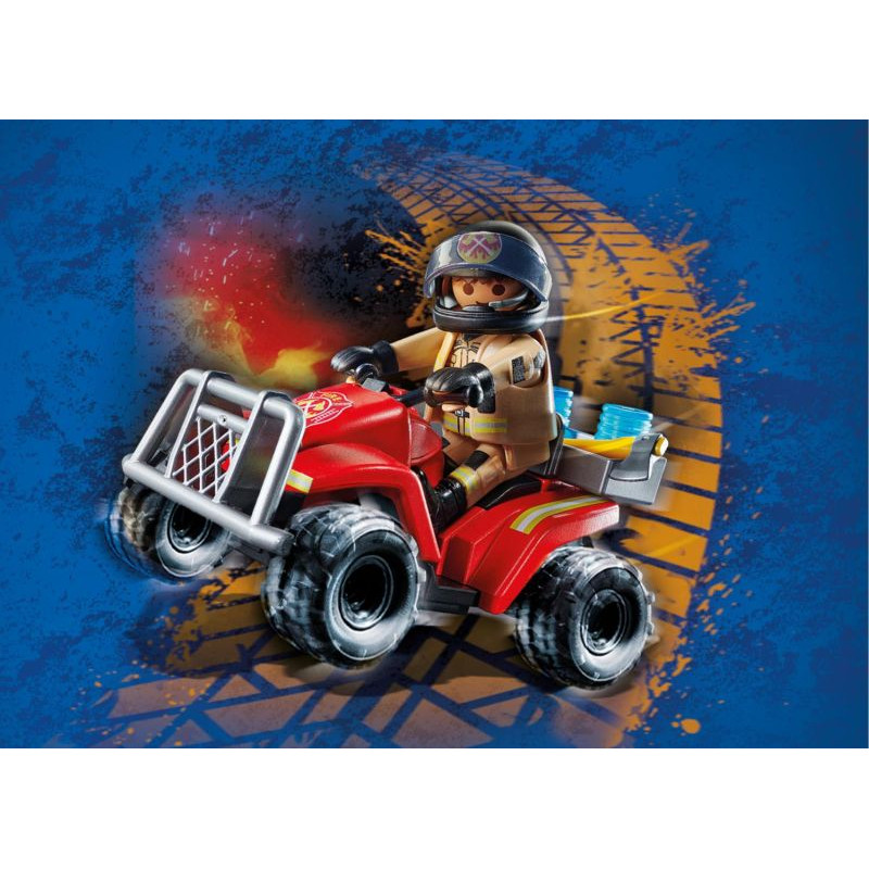 Playmobil Πυροσβέστης με γουρούνα 4x4(71090)