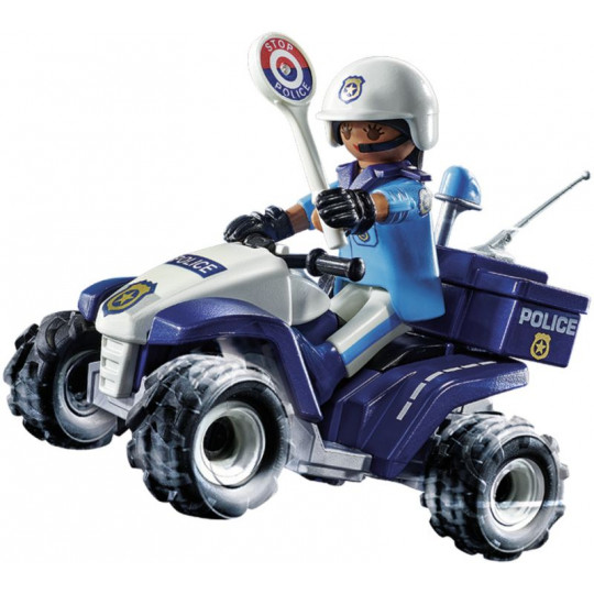 Playmobil Αστυνομικός με γουρούνα 4x4(71092)