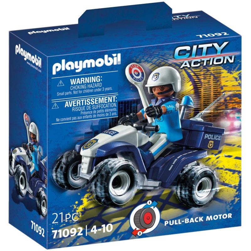 Playmobil Αστυνομικός με γουρούνα 4x4(71092)