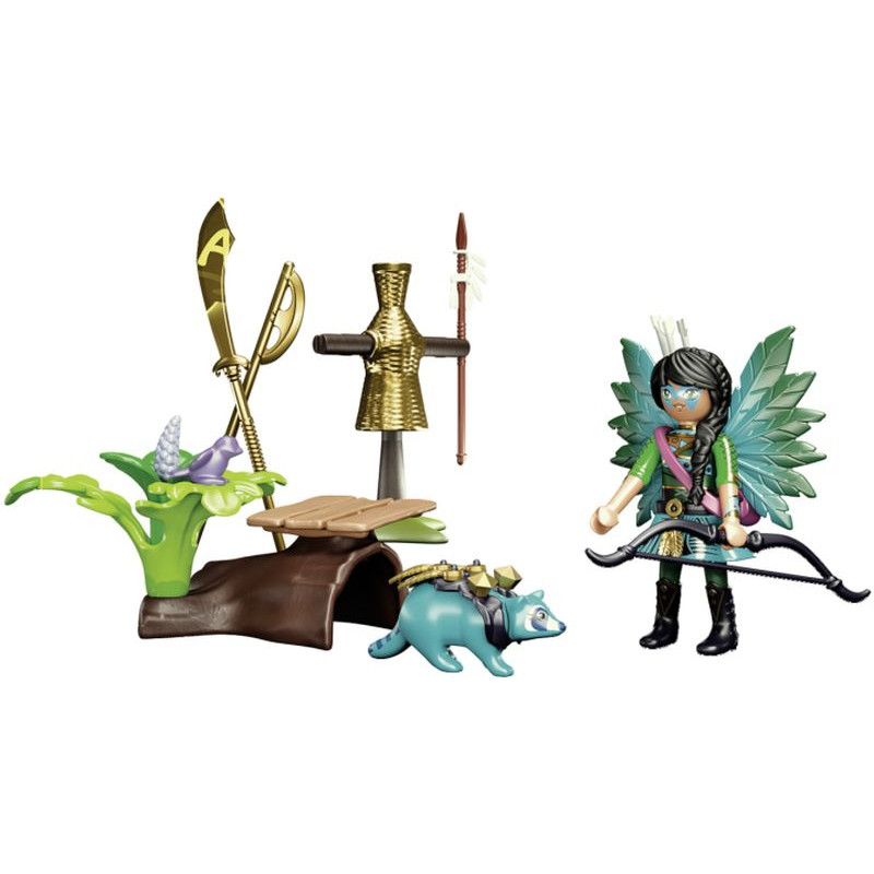 Playmobil Starter Pack Knight Fairy με ρακούν(70905)