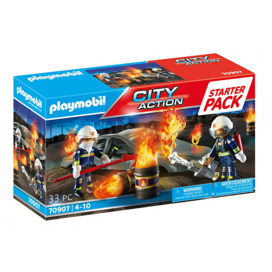 Playmobil Starter Pack Άσκηση Πυροσβεστικής(70907)