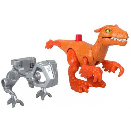 Fisher Price Imaginext-Jurassic World 3 Δεινόσαυρος Με Φίμωτρο-3 Σχέδια (GVV67)