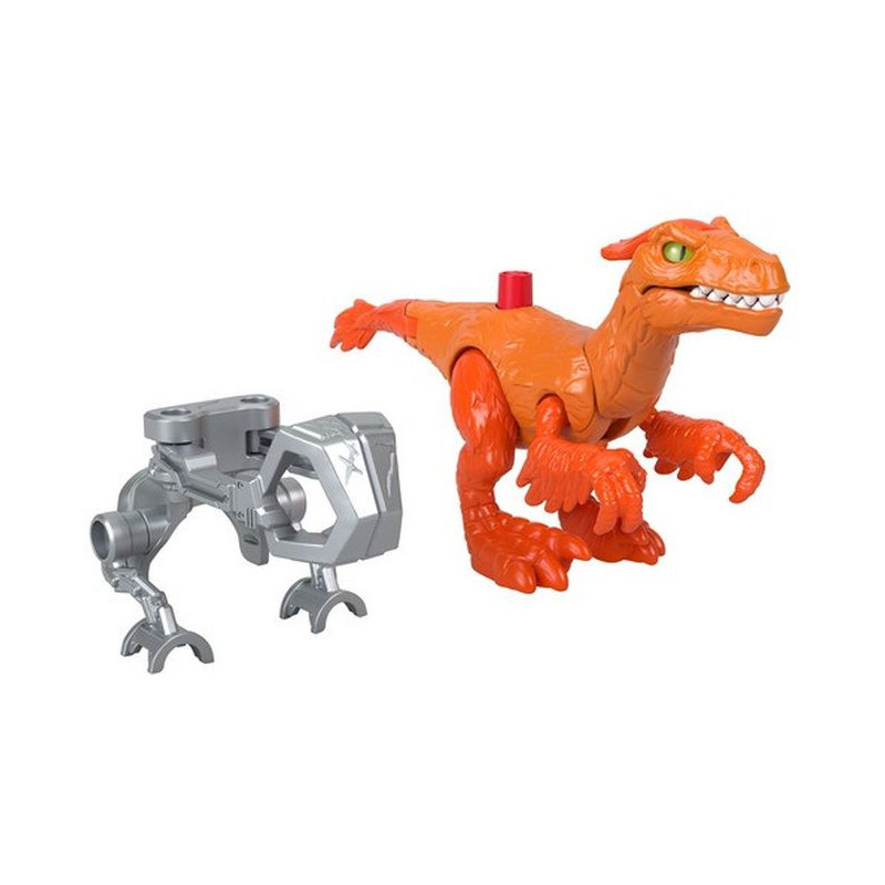 Fisher Price Imaginext-Jurassic World 3 Δεινόσαυρος Με Φίμωτρο-3 Σχέδια (GVV67)