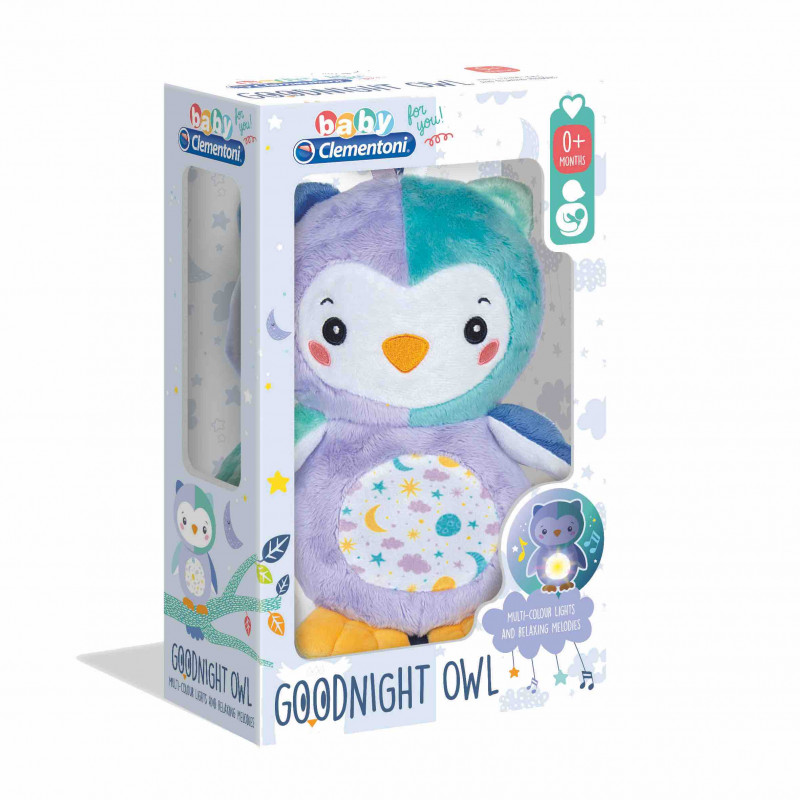 Baby Clementoni For You Newborn Baby Goodnight Owl For 0+ Months(1000-17268)