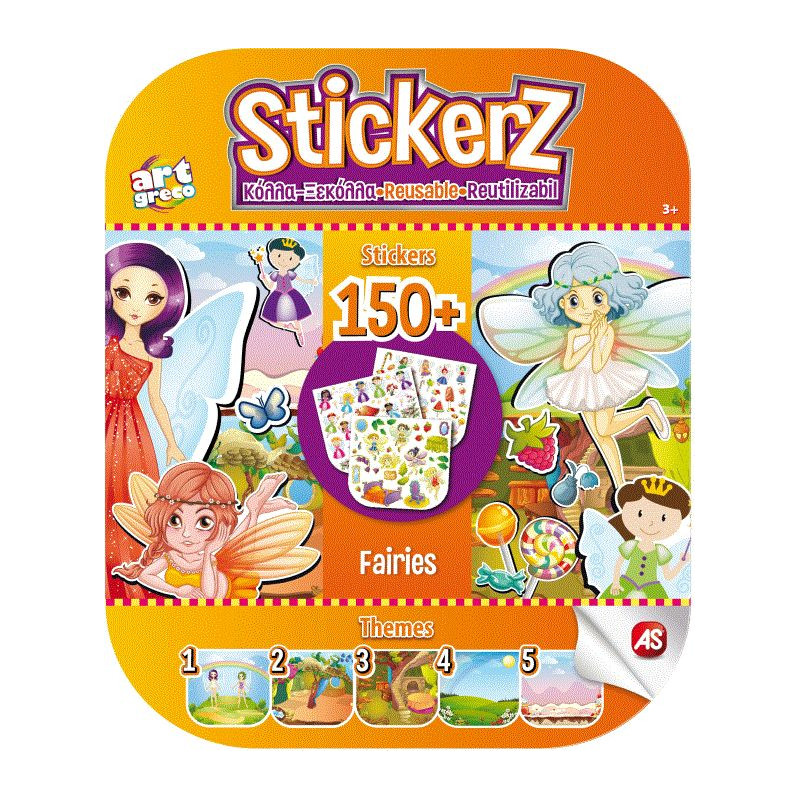 AS Stickerz Reusable My Fairies For Ages 3+(1090-08112)