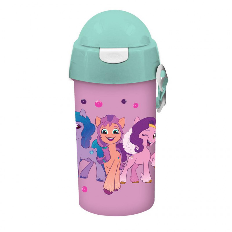 Παγούρι 500Ml Πλαστικό Me Καλαμάκι 9X19 My Little Pony (000483117)