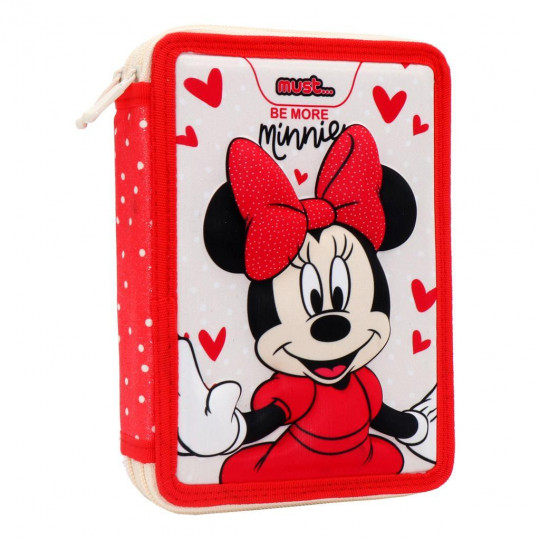 Κασετίνα Διπλή Γεμάτη 15X5X21 Be More Minnie (000563027)