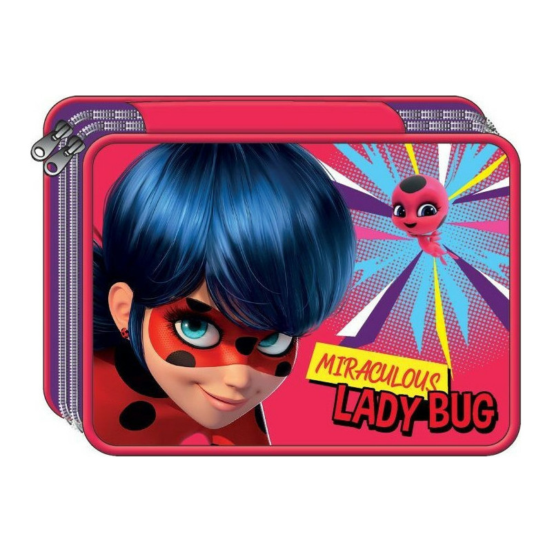 Gim Κασετίνα Διπλή Ladybug Girl Power (346-05100)