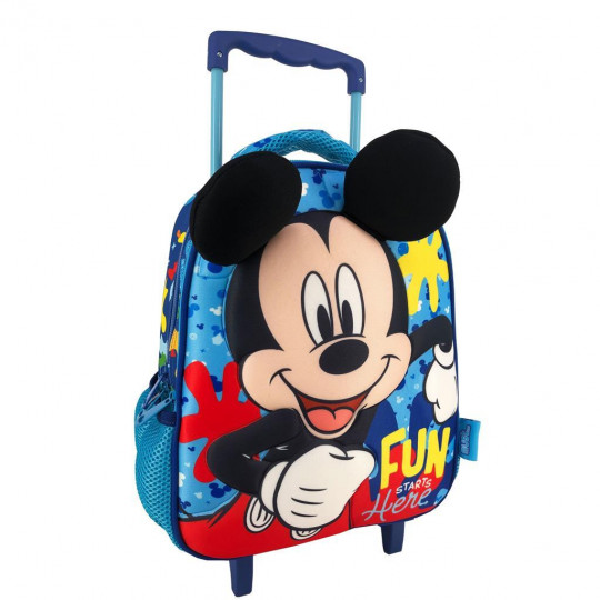 Τσάντα Τρολλευ Νηπίου 27Χ10Χ31 2Θηκες Mickey Fun Starts Here (000563122)