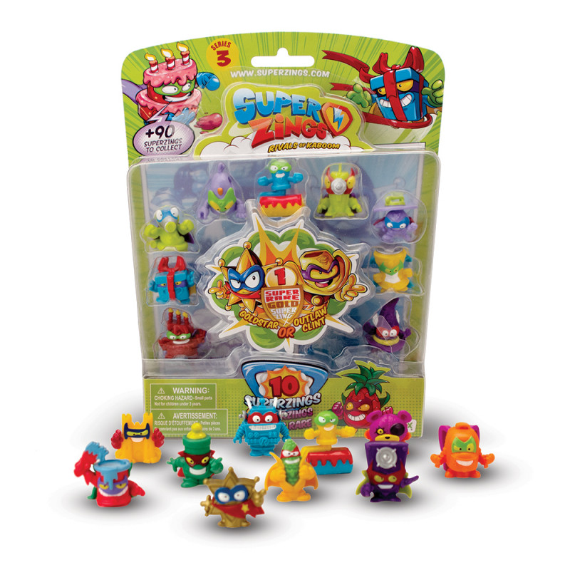 Superzings Series 3 Blister 10 Collectible Figures (1013-61132)