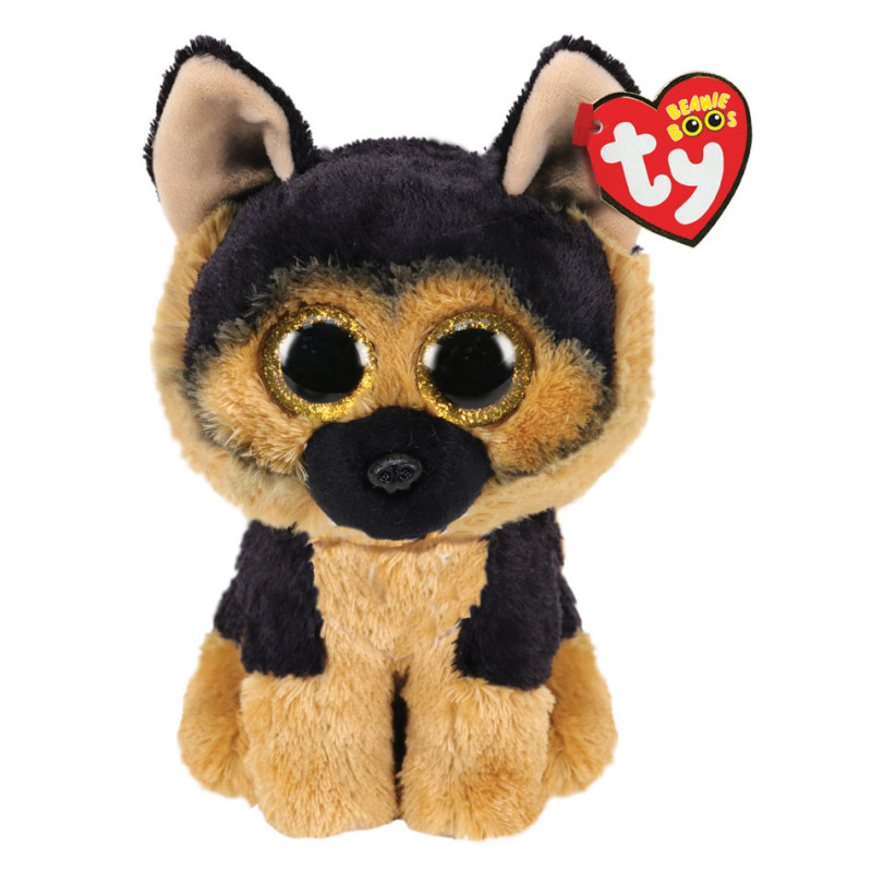 TY Beanie Boos Spirit Χνουδωτό Σκυλάκι Γερμανικός Ποιμενικός Καφέ Και Μαύρο 15εκ (1607-36309)