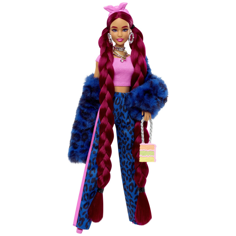 Barbie Extra-Blue Leopard Track Suit (HHN09)