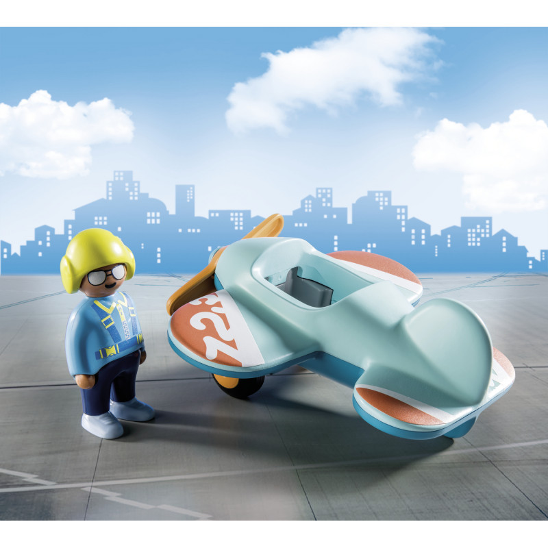 Playmobil Πιλότος Mε Aεροπλανάκι (71159)