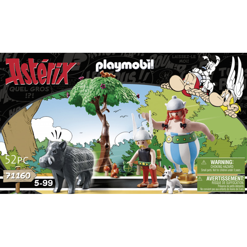 Playmobil Asterix: Κυνήγι Αγριογούρουνου (71160)