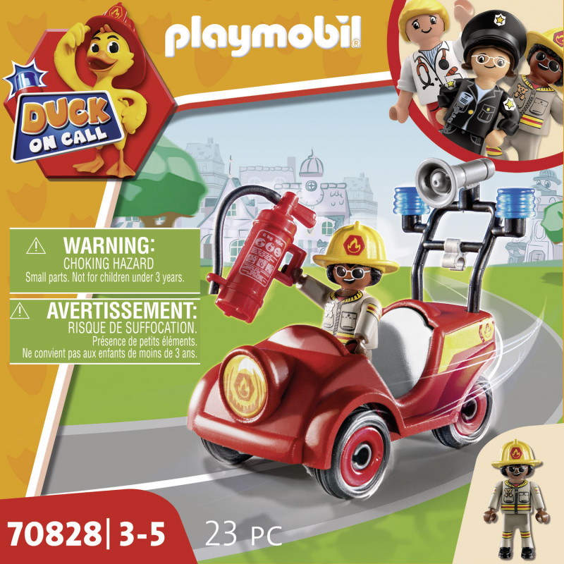 Playmobil DUCK ON CALL - Fire Rescue Mini-Car(70828)