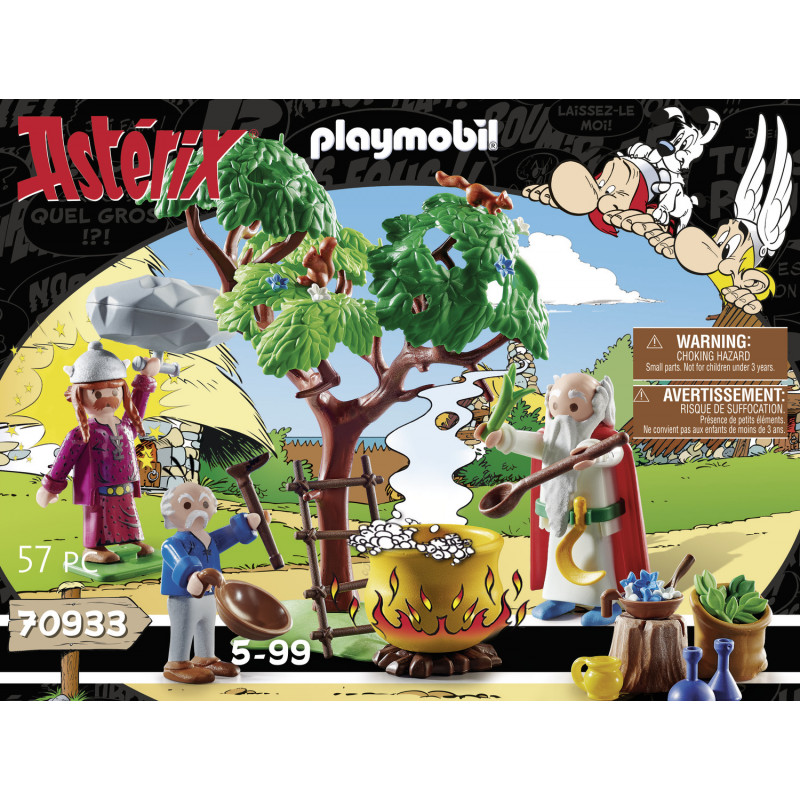 Playmobil Asterix : Getafix with the caldron of Magic Potion(70933)