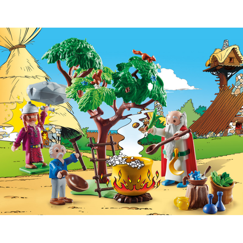 Playmobil Asterix : Getafix with the caldron of Magic Potion(70933)